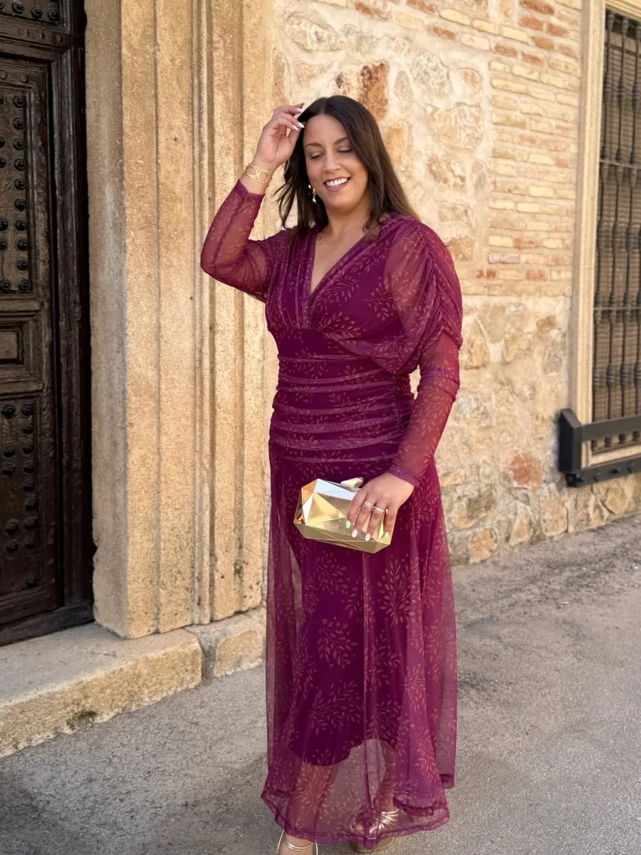Vestido tul estampado | Cloe - Imagen 6